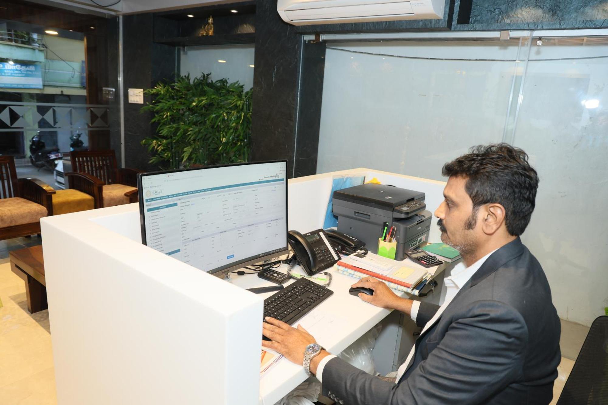 Eagle Inn Stay كانتشيبورام المظهر الخارجي الصورة